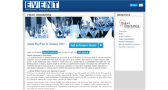 Desktop Screenshot of eventinsurances.com